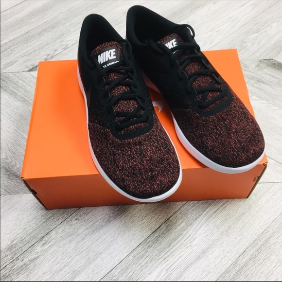 Nike | Flex Contact Black Red Team Sneakers NIB - Picture 6 of 7